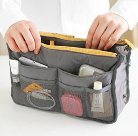 Travel accessories organizer makeup bag nylon light beauty