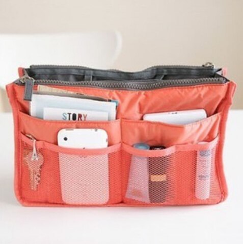 Travel accessories organizer makeup bag nylon light beauty