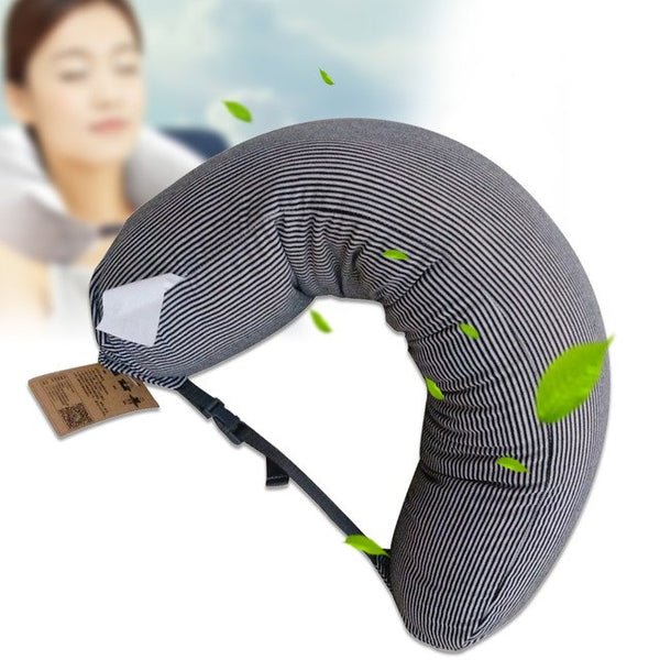 U Shaped Travel Pillow Foam Particles Neck Health Care Flight Car Nap travel Pillow waist support U pillow travesseiro almohada