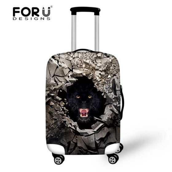 Men's Suitcase Cover Thick Waterproof Protable Travel Trolley Accessories Elastic Luggage Covers 26'' Travel Suitcase Dust Cover