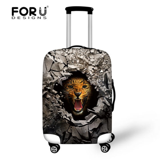 Men's Suitcase Cover Thick Waterproof Protable Travel Trolley Accessories Elastic Luggage Covers 26'' Travel Suitcase Dust Cover