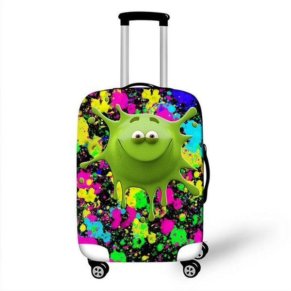 3D Cartoon Travel Luggage Protective Covers Dust Protection Cover Durable Suitcase Cover For Trunk Case  18''~28'' Inch Suitcase