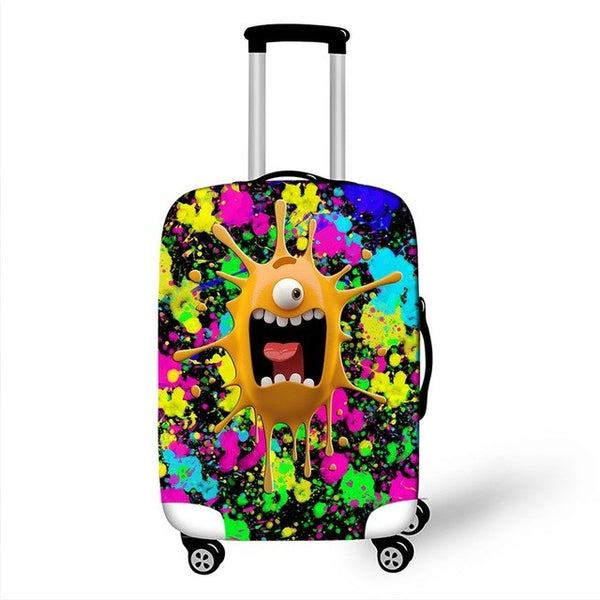 3D Cartoon Travel Luggage Protective Covers Dust Protection Cover Durable Suitcase Cover For Trunk Case  18''~28'' Inch Suitcase