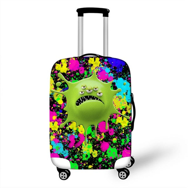 3D Cartoon Travel Luggage Protective Covers Dust Protection Cover Durable Suitcase Cover For Trunk Case  18''~28'' Inch Suitcase