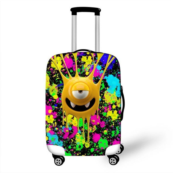 3D Cartoon Travel Luggage Protective Covers Dust Protection Cover Durable Suitcase Cover For Trunk Case  18''~28'' Inch Suitcase