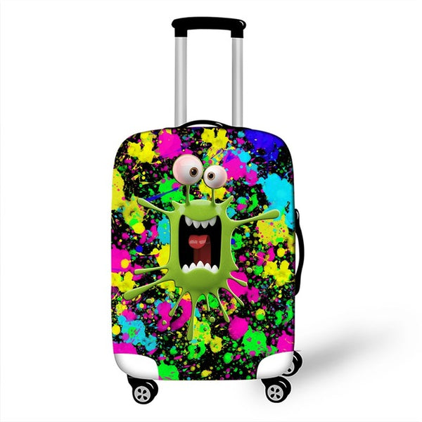 3D Cartoon Travel Luggage Protective Covers Dust Protection Cover Durable Suitcase Cover For Trunk Case  18''~28'' Inch Suitcase