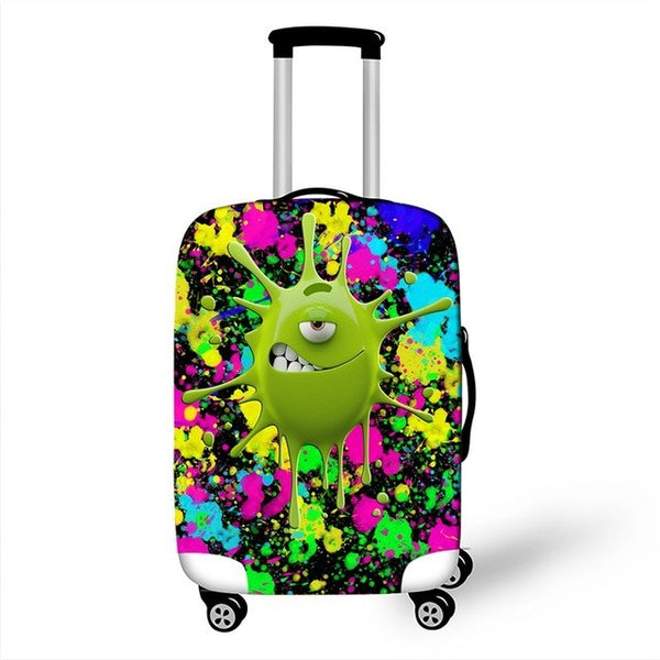 3D Cartoon Travel Luggage Protective Covers Dust Protection Cover Durable Suitcase Cover For Trunk Case  18''~28'' Inch Suitcase