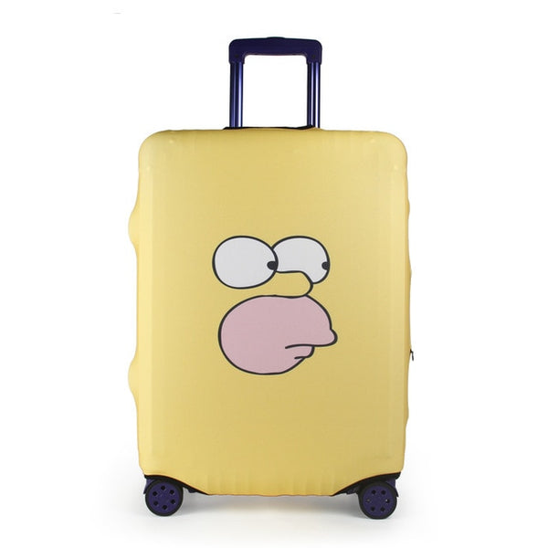 HMUNII Fashion Trolley Case Cover Travel Suitcase Luggage Protective Covers capa protetora para mala Suitcase Cover with Zippr