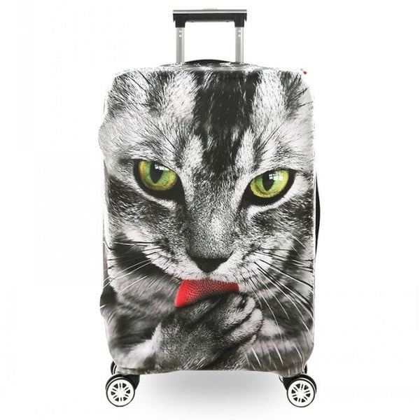 HMUNII 2017 3D Prints Suitcase Cover Luggage Cover Protector Elastitc Cover High Stretch Protection Dust-Proof Cover On Suitcase