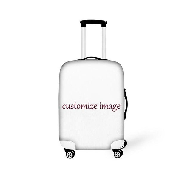 TWOHEARTSGIRL Travel Luggage Protective Covers Animal Pet Dog Cover For 18-30 Inch Suitcase Elastic Luggage Cover Suitcase Cover