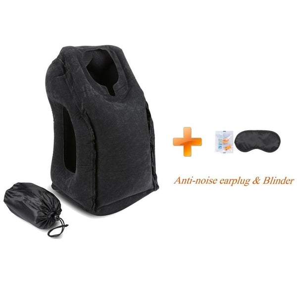 Inflatable Travel Pillow Neck Pillow For Airplanes, Car Sleeping/Train/Office Nap Pillow Travel Pillow