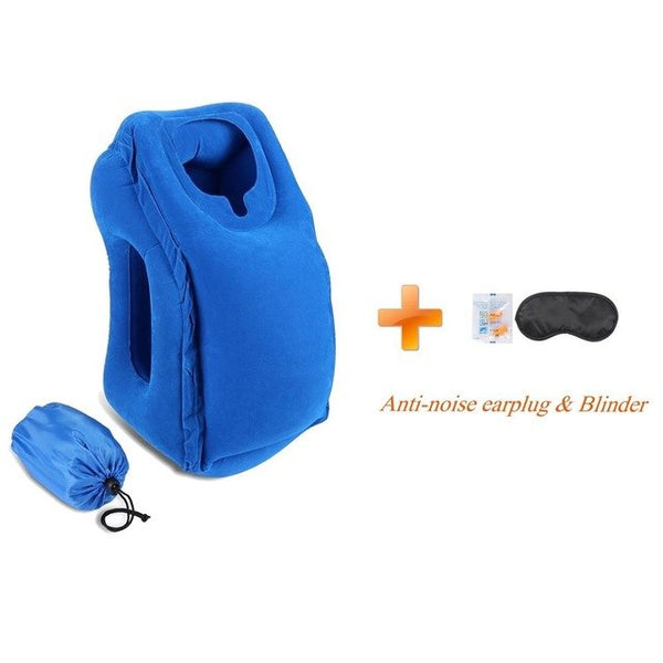 Inflatable Travel Pillow Neck Pillow For Airplanes, Car Sleeping/Train/Office Nap Pillow Travel Pillow