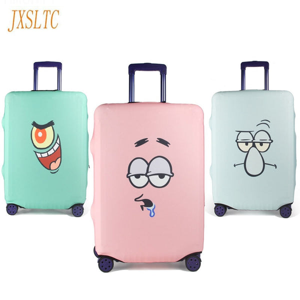 JXSLTC Fashion Trolley Travel Suitcase Cover Luggage Protective Covers Protective Case for Luggage Suitcase Zipper Cover