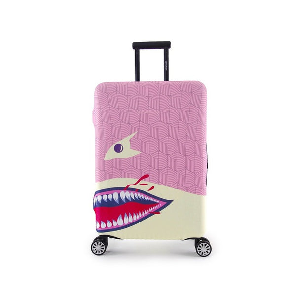 JXSLTC Fashion Trolley Travel Suitcase Cover Luggage Protective Covers Protective Case for Luggage Suitcase Zipper Cover