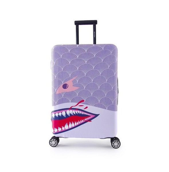 JXSLTC Fashion Trolley Travel Suitcase Cover Luggage Protective Covers Protective Case for Luggage Suitcase Zipper Cover