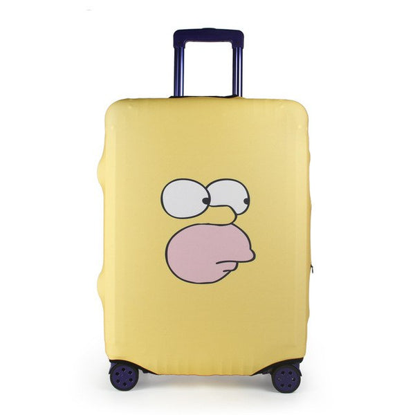 JXSLTC Fashion Trolley Travel Suitcase Cover Luggage Protective Covers Protective Case for Luggage Suitcase Zipper Cover