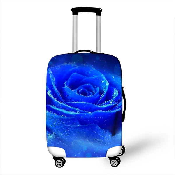 OKOKC New Thicker Flower Suitcase Protective Cover Waterproof Apply to 18''-28'' Suitcase Cover Thick Elastic Perfectly