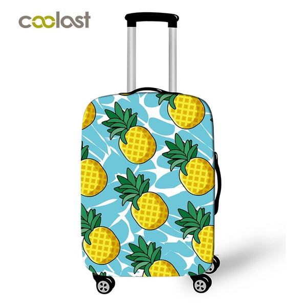 Japanese Geisha Girl Travel Luggage Protective Covers Pineapple Suitcase Travel Accessories For Girls Ballet Suitcase Cover