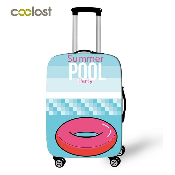 Japanese Geisha Girl Travel Luggage Protective Covers Pineapple Suitcase Travel Accessories For Girls Ballet Suitcase Cover
