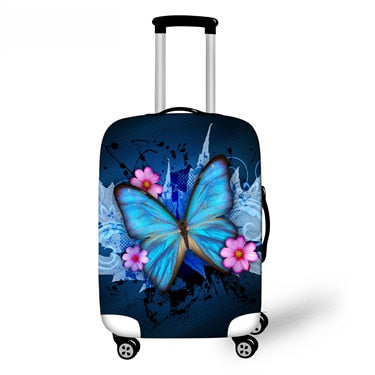 Luxury Brand Women Butterfly Cover for Suitcase Girls Dust-proof Travel Luggage Protective Covers 70cm 18-28 Inch Suitcase Cover