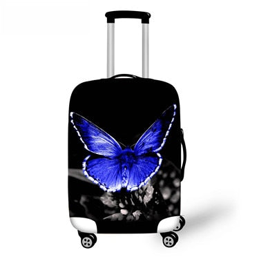 Luxury Brand Women Butterfly Cover for Suitcase Girls Dust-proof Travel Luggage Protective Covers 70cm 18-28 Inch Suitcase Cover