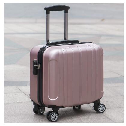 18" Travel Luggage Suitcase Spinner Wheels Boarding case Trolley Suitcase  Wheeled Travel rolling luggage suitcase on wheels