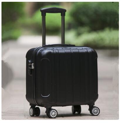 18" Travel Luggage Suitcase Spinner Wheels Boarding case Trolley Suitcase  Wheeled Travel rolling luggage suitcase on wheels