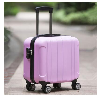 18" Travel Luggage Suitcase Spinner Wheels Boarding case Trolley Suitcase  Wheeled Travel rolling luggage suitcase on wheels