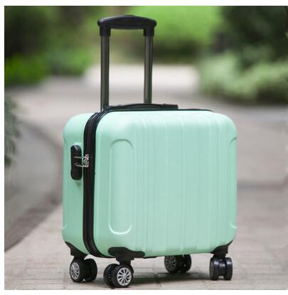 18" Travel Luggage Suitcase Spinner Wheels Boarding case Trolley Suitcase  Wheeled Travel rolling luggage suitcase on wheels