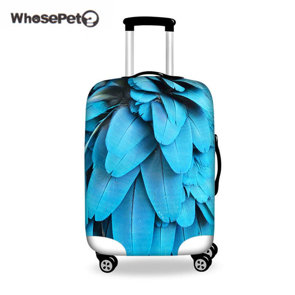 WHOSEPET Leaf Case Covers Luggage Suitcase Protective Cover For 18 to 28 Inch Trunk,Women Luggage Accessories 3D Suitcase Cover