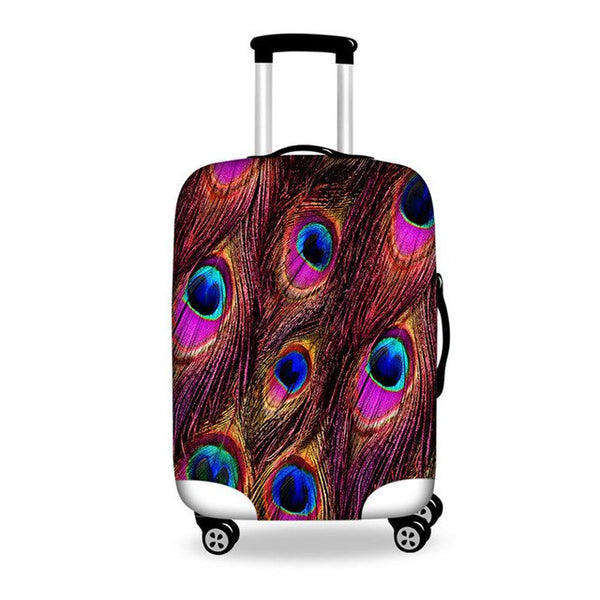 WHOSEPET Leaf Case Covers Luggage Suitcase Protective Cover For 18 to 28 Inch Trunk,Women Luggage Accessories 3D Suitcase Cover