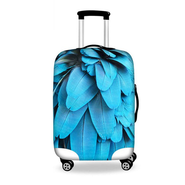 WHOSEPET Leaf Case Covers Luggage Suitcase Protective Cover For 18 to 28 Inch Trunk,Women Luggage Accessories 3D Suitcase Cover