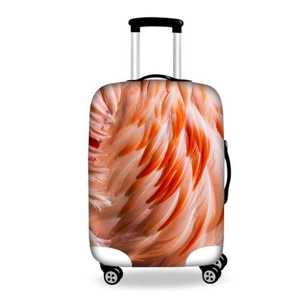 WHOSEPET Leaf Case Covers Luggage Suitcase Protective Cover For 18 to 28 Inch Trunk,Women Luggage Accessories 3D Suitcase Cover