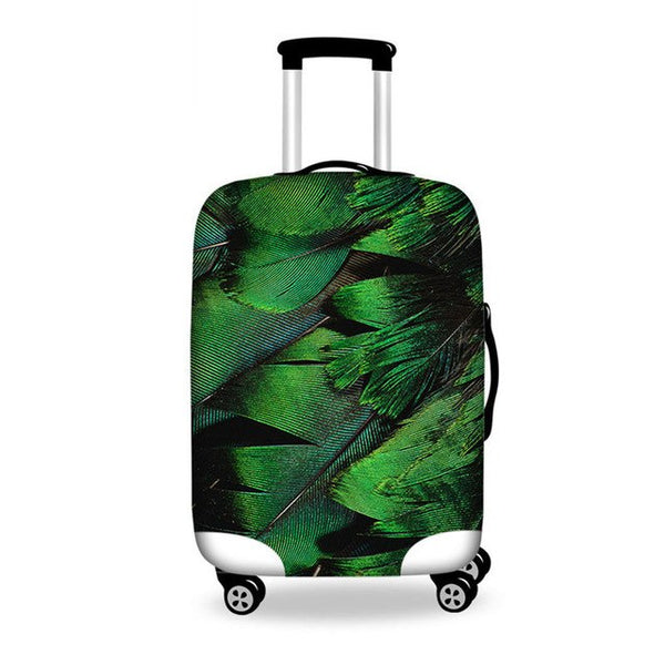 WHOSEPET Leaf Case Covers Luggage Suitcase Protective Cover For 18 to 28 Inch Trunk,Women Luggage Accessories 3D Suitcase Cover