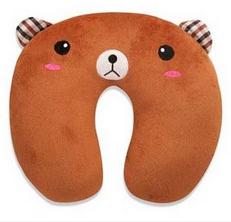 Memory Foam Travel Pillow Cartoom Short Plush Neck Pillow Health Pillow Travel Pillow Inflatable Health