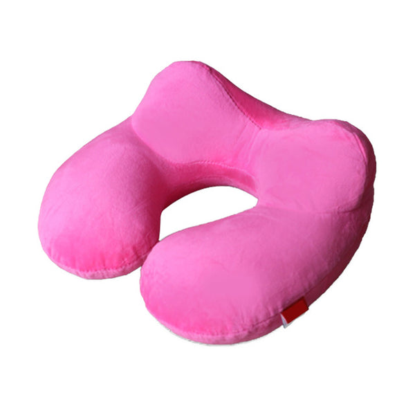 Hot  U-Shape Travel Pillow for Airplane Inflatable Neck Pillow Travel Accessories Comfortable Sleep Pillows Home Textile
