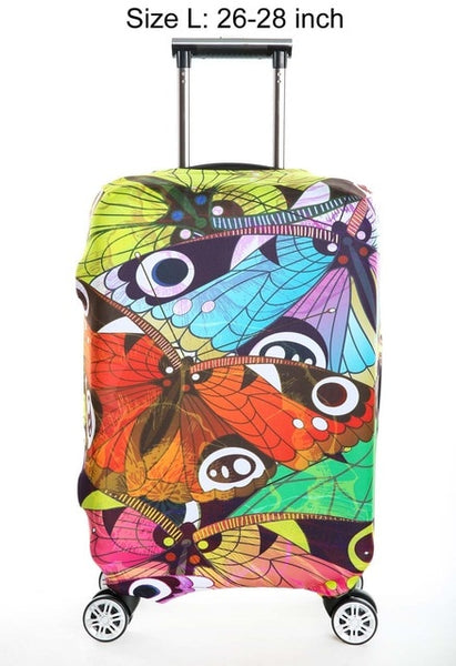 Travel Luggage Protective Covers Suitcase Cover Elastic Dustproof Cover for 18-32 inch Suitcase Travel Accessories