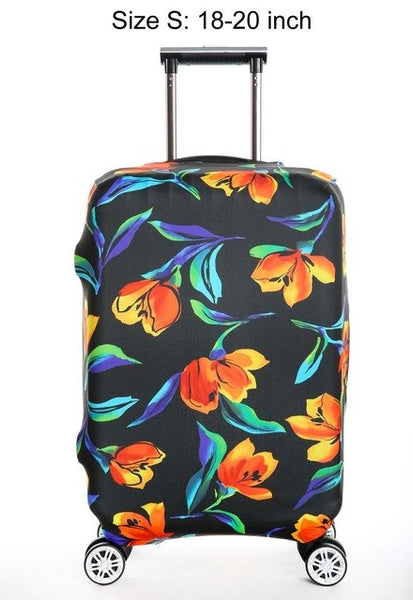Travel Luggage Protective Covers Suitcase Cover Elastic Dustproof Cover for 18-32 inch Suitcase Travel Accessories