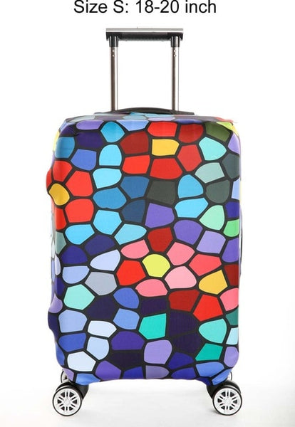 Travel Luggage Protective Covers Suitcase Cover Elastic Dustproof Cover for 18-32 inch Suitcase Travel Accessories
