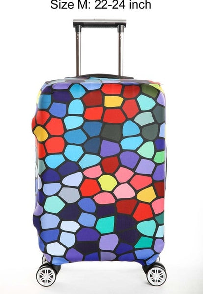 Travel Luggage Protective Covers Suitcase Cover Elastic Dustproof Cover for 18-32 inch Suitcase Travel Accessories
