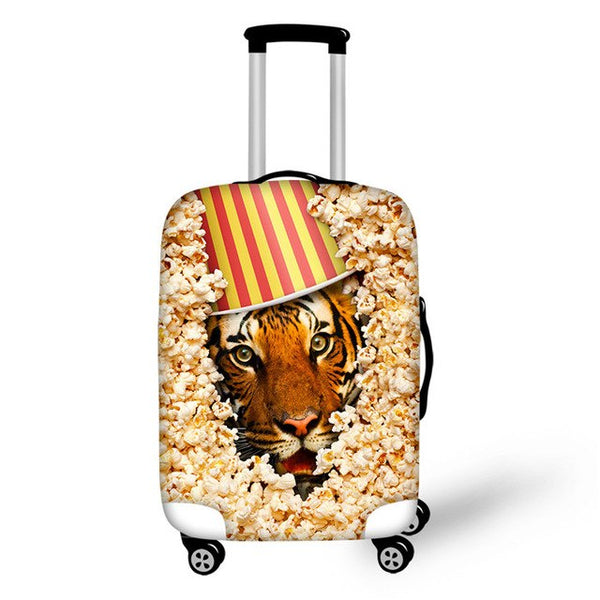 FORUDESIGNS Cute Cat Suitcase Cover Luggage Protective Cover for 18-30 Inch Trolley Suitcases Elastic Trunk Case Dust Covers New