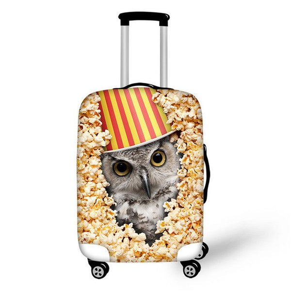 FORUDESIGNS Cute Cat Suitcase Cover Luggage Protective Cover for 18-30 Inch Trolley Suitcases Elastic Trunk Case Dust Covers New