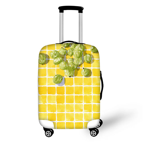 FORUDESIGNS Flower Design Protective Luggage Cover Suitcases Bag Dust Covers Suitcase Cover Stretch Travel Accessories Supplies