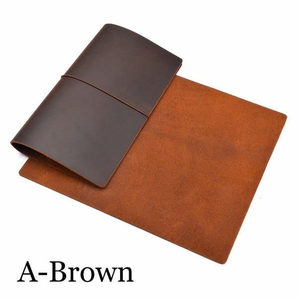 100% Genuine Leather Notebook Handmade Vintage Cowhide Diary Travel Journal Sketchbook Planner Gift Buy 1 Get 11 Accesories