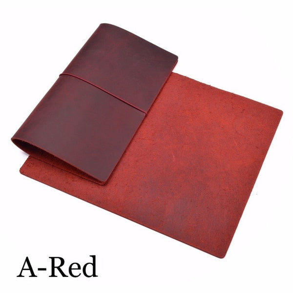 100% Genuine Leather Notebook Handmade Vintage Cowhide Diary Travel Journal Sketchbook Planner Gift Buy 1 Get 11 Accesories