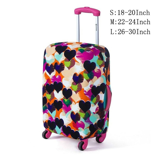 Travel Luggage Suitcase Protective Cover, Stretch Dustproof Protective Cover,Suitcase Cover Apply to 18-30inch Cases,Z-114