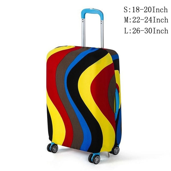 Travel Luggage Suitcase Protective Cover, Stretch Dustproof Protective Cover,Suitcase Cover Apply to 18-30inch Cases,Z-114
