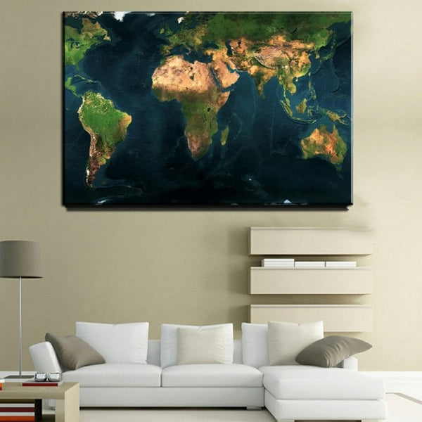 xll205 New Multifuncational Travel Map Custom World Map Poster Traveler Vacation Prints Poster for Living room