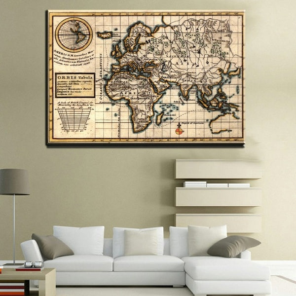 xll205 New Multifuncational Travel Map Custom World Map Poster Traveler Vacation Prints Poster for Living room