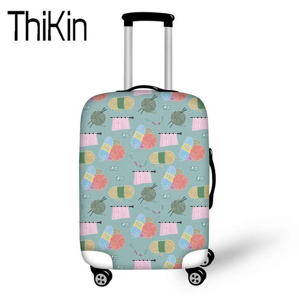 THIKIN Suitcase Cover Thick Elastic Luggage Protective Rain Cover for 18-30 Inch Trolley Cases Suitcases Bag Dust Rain Covers